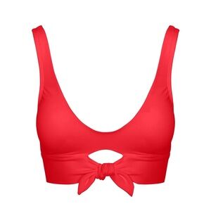 NWT  Robin Piccone AVA KNOT BIKINI TOP